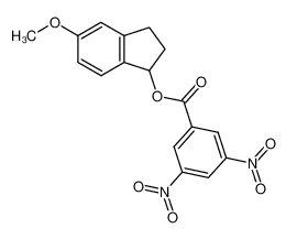 5-methoxyindan-1-yl 3,5-dinitrobenzoate_79827-88-6