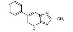 4,5-dihydro-2-methyl-6-phenylpyrazolo(1,5-a)pyrimidine_79833-93-5