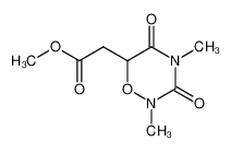 dimethyl-1,3 carbomethoxymethyl-5 oxa-6 dihydrouracile_79834-10-9