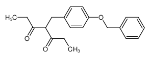 4-[(4-benzyloxy-phenyl)methyl]-3,5-heptanedione_79842-83-4