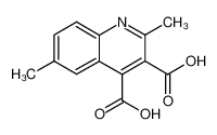 2,6-dimethyl-quinoline-3,4-dicarboxylic acid_79843-28-0