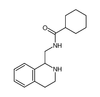 N-((1,2,3,4-dihydroisoquinolin-1-yl)methyl)cyclohexanecarboxamide_79848-93-4
