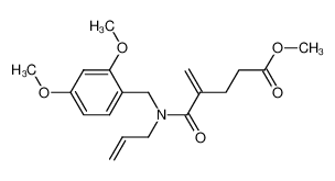 4-[allyl-(2,4-dimethoxy-benzyl)-carbamoyl]-pent-4-enoic acid methyl ester_798542-74-2