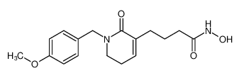 N-hydroxy-4-(1-(4-methoxybenzyl)-2-oxo-1,2,5,6-tetrahydropyridin-3-yl)butanamide_798543-89-2
