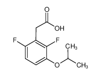 2-(2,6-difluoro-3-isopropoxyphenyl)acetic acid_798564-60-0