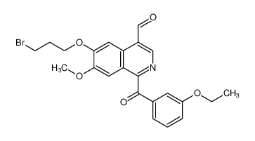 6-(3-bromopropoxy)-1-(3-ethoxybenzoyl)-7-methoxyisoquinoline-4-carbaldehyde_798565-29-4