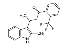 (R)-3-(2-methyl-1H-indol-3-yl)-1-(2-(trifluoromethyl)phenyl)butan-1-one_798572-93-7