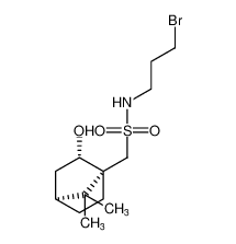 rel-N-(3-bromopropyl)-1-((1R,2S,4S)-2-hydroxy-7,7-dimethylbicyclo[2.2.1]heptan-1-yl)methanesulfonamide_798574-06-8