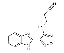 4-(1H-benzimidazol-2-yl)-furazan-3-yl-N-(2-cyanoethyl)-amine_798578-48-0