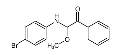 4-bromo-N-(α-methoxyphenacyl)aniline_79866-42-5