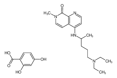 4-(4'-diethylamino-1'-methylbutylamino)-2-amino-4-diethylaminopentane resorcylate_79878-44-7