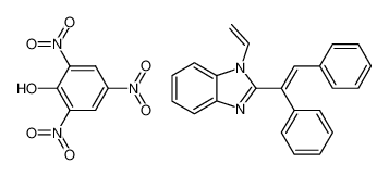 1-(-1-vinyl-2-benzimidazolyl)-1,2-diphenylethylene picrate_79882-03-4
