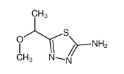 5-(1-methoxyethyl)-1,3,4-thiadiazol-2-amine(SALTDATA: FREE)_79885-43-1