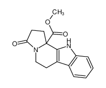 methyl 2,3,5,6,11,11b-hexahydro-3-oxo-1H-indolizino[8,7-b]indole-11b-carboxylate_79888-13-4