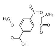 5-ethylsulfonyl-2-methoxy-4-nitrobenzoic acid_79893-22-4