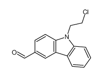 9-(2-chloroethyl)-9H-carbazole-3-carbaldehyde_79894-25-0