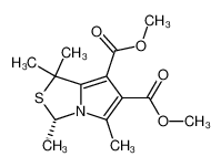 dimethyl 1,1,3-(S)-5-tetramethyl-1H,3H-pyrrolo(1,2-c)thiazole-6,7-dicarboxylate_79913-42-1