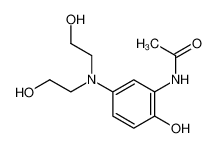acetic acid-{5-[bis-(2-hydroxy-ethyl)-amino]-2-hydroxy-anilide}_79916-16-8