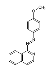 1-((p-methoxyphenyl)azo)isoquinoline_79917-51-4