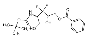 benzoic acid 4-tert-butoxycarbonylamino-3,3-difluoro-2,5-dihydroxypentyl ester_799257-30-0