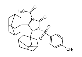 rel-(4R,5R)-1-acetyl-4,5-di(adamantan-1-yl)-3-tosylimidazolidin-2-one_799261-78-2