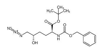tert-butyl (2S,5S)-6-azido-2-(((benzyloxy)carbonyl)amino)-5-hydroxyhexanoate_799267-32-6