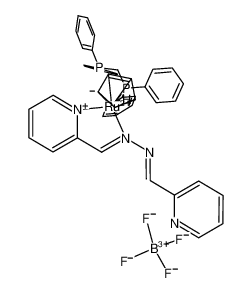 [(η5-C5H5)Ru(κ1-1,2-bis(diphenylphosphanyl)methane)(κ2-pyridine-2-carbaldehyde azine)]BF4_799293-41-7