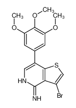 3-bromo-7-(3,4,5-trimethoxyphenyl)thieno[3,2-c]pyridin-4-amine_799293-92-8