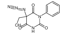 5-Azido-5-aethyl-1-phenylbarbitursaeure_79930-48-6