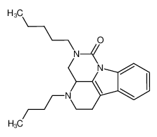 1-oxo-2-n-pentyl-4-n-butyl-1H-2,3,3a,4,5,6-hexahydro-2,4,10b-triazafluoranthene_79941-47-2