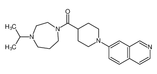 (4-isopropyl-1,4-diazepan-1-yl)(1-(isoquinolin-7-yl)piperidin-4-yl)methanone_799559-22-1