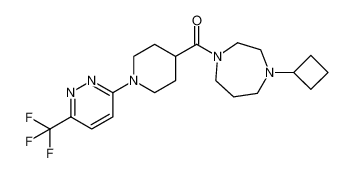 (4-cyclobutyl-1,4-diazepan-1-yl)(1-(6-(trifluoromethyl)pyridazin-3-yl)piperidin-4-yl)methanone_799559-54-9