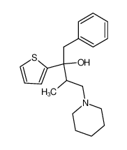 3-methyl-1-phenyl-4-piperidin-1-yl-2-thiophen-2-yl-butan-2-ol_79961-40-3