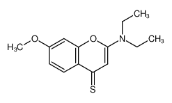 2-(diethylamino)-7-methoxy-4H-chromene-4-thione_79966-67-9
