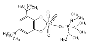 (3,5-di-t-butyl-o-benzoquinone)(OP(N(CH3)2)3)tricarbonyl rhenium_79969-46-3