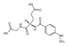 (S)-5-((carboxymethyl)amino)-4-(4-(methylamino)benzamido)-5-oxopentanoic acid_79974-21-3