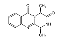 (1S,4S)-1,4-dimethyl-1,2-dihydro-6H-pyrazino[2,1-b]quinazoline-3,6(4H)-dione_799783-14-5