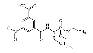 diethyl (R)-(1-(3,5-dinitrobenzamido)-2-hydroxyethyl)phosphonate_799796-80-8