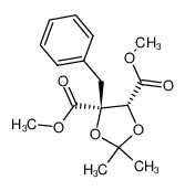 (4S,5R)-4-Benzyl-2,2-dimethyl-[1,3]dioxolane-4,5-dicarboxylic acid dimethyl ester_79980-61-3