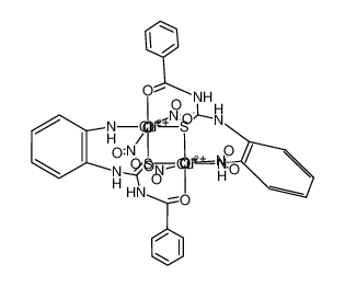 bis(N-benzoyl-N'-o-aminophenylthiocarbamide)tetranitratodicopper(II)_79984-31-9