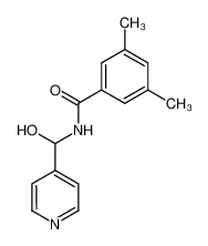 N-[(α-hydroxy)-4-pyridylmethyl]-3,5-dimethylbenzamide_79988-88-8