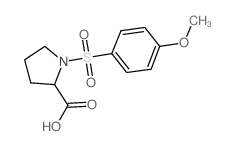 1-(4-methoxyphenyl)sulfonylpyrrolidine-2-carboxylic acid_81242-27-5