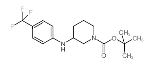 tert-butyl 3-[4-(trifluoromethyl)anilino]piperidine-1-carboxylate_816468-50-5