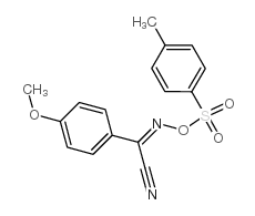 [[cyano-(4-methoxyphenyl)methylidene]amino] 4-methylbenzenesulfonate_82424-53-1
