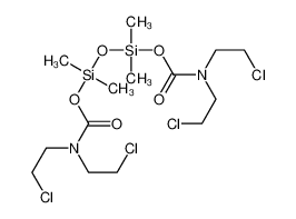 [[bis(2-chloroethyl)carbamoyloxy-dimethylsilyl]oxy-dimethylsilyl] N,N-bis(2-chloroethyl)carbamate_82475-64-7