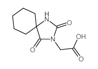 2-(2,4-dioxo-1,3-diazaspiro[4.5]decan-3-yl)acetic acid_834-45-7