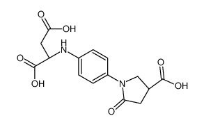 (2S)-2-[4-(4-carboxy-2-oxopyrrolidin-1-yl)anilino]butanedioic acid_834894-48-3