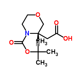 (S)-2-(4-(tert-Butoxycarbonyl)morpholin-3-yl)acetic acid_839710-38-2
