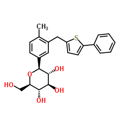 (1S)-1,5-Anhydro-1-{4-methyl-3-[(5-phenyl-2-thienyl)methyl]phenyl}-D-glucitol_842133-16-8