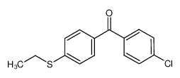 (4-chlorophenyl)-(4-ethylsulfanylphenyl)methanone_844885-04-7